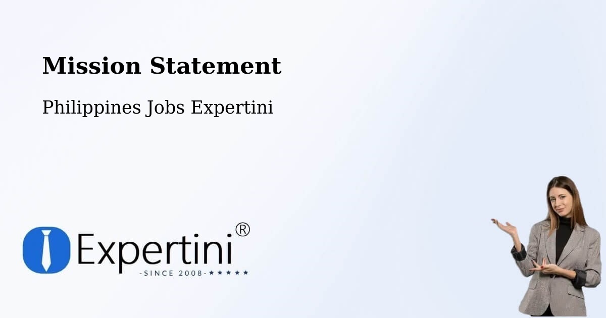 Corporate Mission – Baguio - Philippines Jobs Expertini